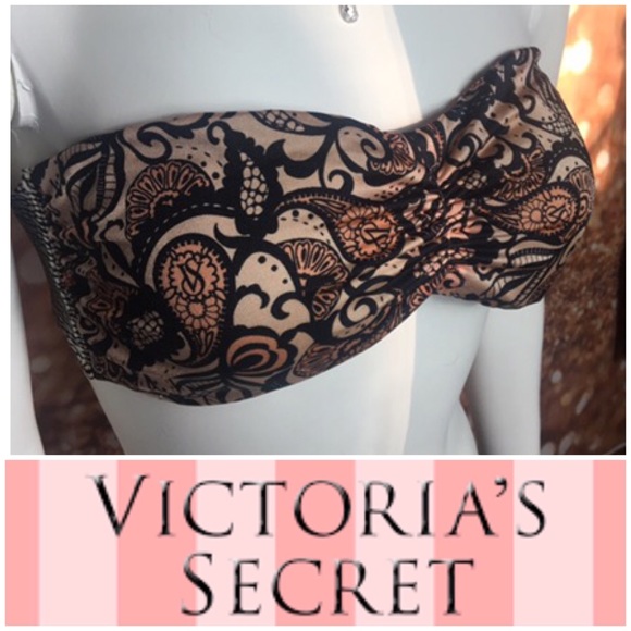 Victoria's Secret Other - Victoria’s Secret Strapless Bandeau Bikini Top L
